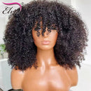 Elva Hair 13x6 Kinky Curly Lace Front Wig For Women Curly Lace Frontal Human Hair Wigs 34Inch Remy Hair Lace Wig Pre Plucked