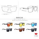 BARCUR Aluminium Magnesium Square Sunglasses Men Polarized Vintage Shades Women Sun Glasses For Men Sport Eyewear Oculos De Sol