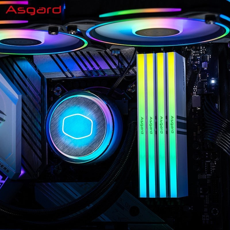 Asgard  V1 Black Knight RGB RAM 16gb PC Memory RAM Memoria  Computer Desktop DDR4 PC4 8g 16g  3200mHZ 3600Mhz DIMM  RGB