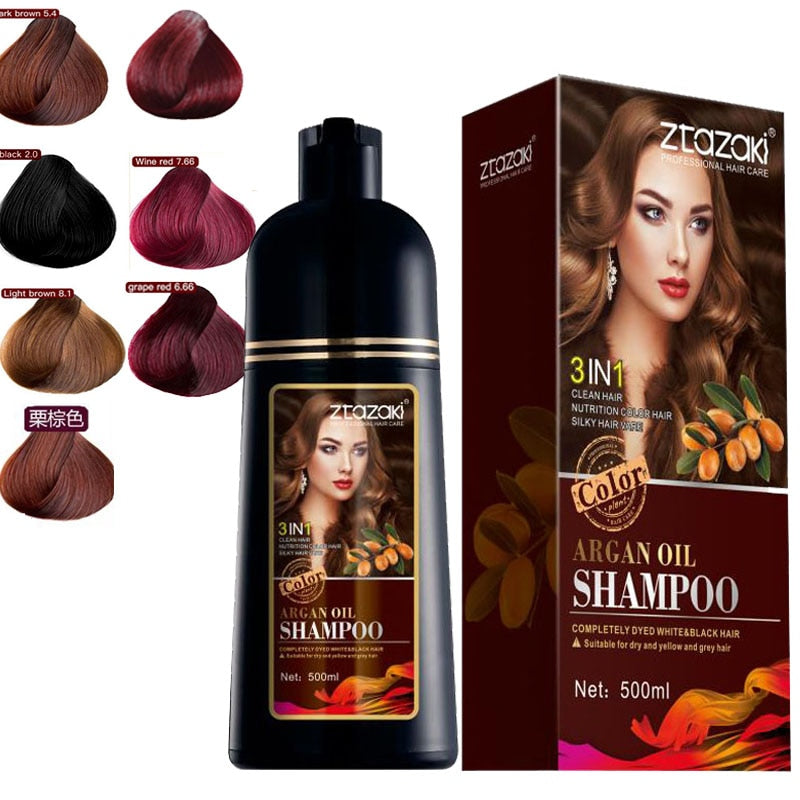 Natürliche Bio-Haarfarbe Permanentes Haarfärbe-Shampoo Langanhaltendes Haarfärbe-Shampoo Professioneller Farbstoff