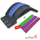 Camilla masajeadora de espalda, soporte para columna vertebral, alivio del dolor, quiropráctica, alivio Lumbar, camilla de espalda, equipo de masaje de Fitness