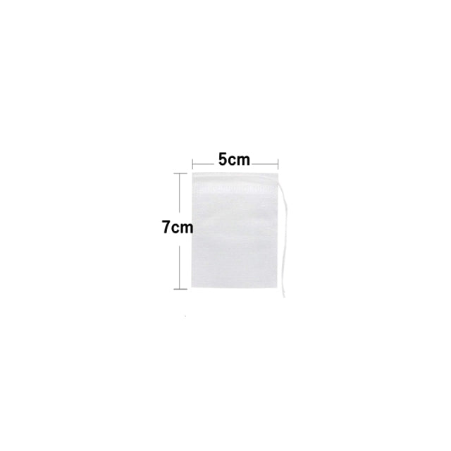 Disposable Tea Bags Multi-size Tea Bags for Loose Leaf Tea Empty Large Scented Drawstring Pouch Bag Iced Coffee Filter Bags