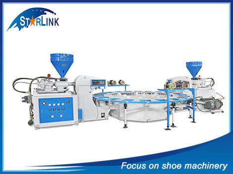 Rotary Type Double Color Sole Injection Machine, SLM-6-04