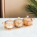 Dried Fruit Salad Plate Snack Dishes Transparent Round Dessert Jar Dish Snacks Grid Food Storage Preserved Tray Box Lid Bowl