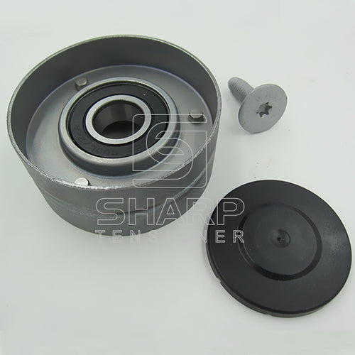 F718202040020 Fendt Tractor Tensioner Pulley, v-ribbed belt