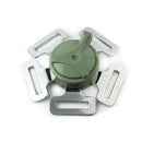 FED042 High Quality Aluminium Aolly Five-Point Camlock Seat Belt Buckle for Racing Car