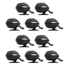 10 Pcs Stainless Steel Spincast Fishing Reel 10LB/85YDS Gear for Hunting Fishing