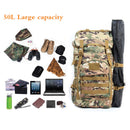 50L Large Capacity Man Army Tactics Backpack Waterproof Military Bags Rucksack Climb Hike Travel Backpacks mochila militar