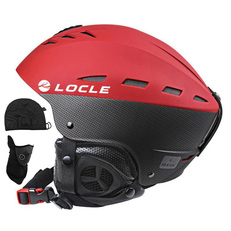 LOCLE CE Certification Skiing Helmet Women Men Ski Helmet Men Professional Skating Skiing Skateboard Helmet Snow Sports Helmets