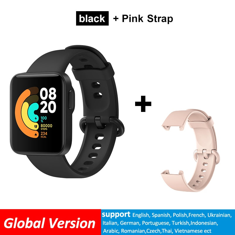 Xiaomi Mi Watch Lite Bluetooth Smart Watch GPS 5ATM Wasserdichte SmartWatch Fitness Pulsmesser mi Band Globale Version