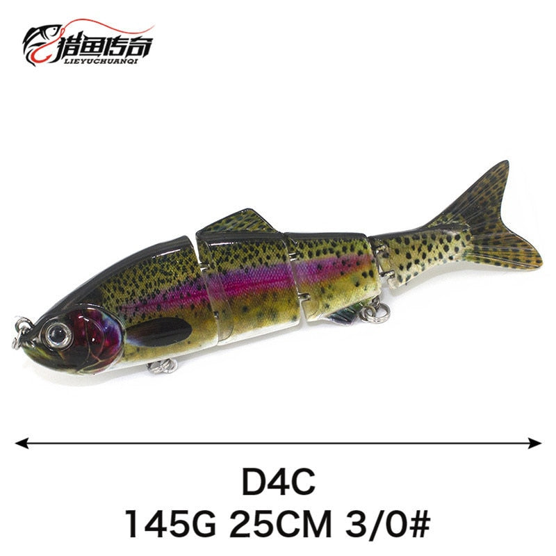 Swimbait Large Fishing Lures Hard Bait Weights 145g Swim Bait Bass Whopper Isca Artificial Articulos De Pesca Salt Water Lures