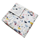 Baby Cotton Thin Super Soft Flannel Blanket Newborn Toddler minky Baby Blanket Stripped Swaddle Wrap Bedding Covers Bubbles