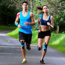 WorthWhile 6-teiliges Kinesiologie-Tape Athletic Recovery Elastisches Band Knieschoner Muskelschmerzlinderung Knieschoner für Fitnessstudio Fitness Bandage