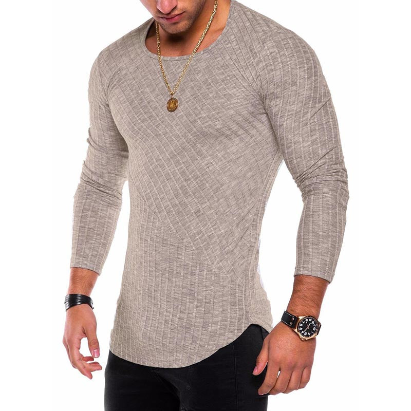 Plus Size S-4XL Slim Fit Sweater Men 2021 Spring Autumn Thin O-Neck Knitted Pullover Men Casual Solid Mens Sweaters Pull Homme