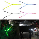 Hi Viz Horse LED Peto Collar Halter Head Arnés Ajustable Reflectante Ecuestre Peto Collar Correa