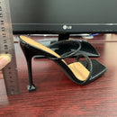 Damen Sandalen Schlangenprint Riemchen Mule Heels Sandalen Hausschuhe Damen High Heels Flip Flops Square Toe Slides Party Schuhe Frau