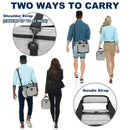 DENUONISS-fiambrera térmica aislada de 13L para el trabajo, Bolsa de Picnic, Bolsa de coche, nevera, bolso de hombro portátil