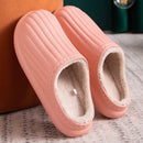 Fashion Women Slippers Winter Warm Fur Slippers Men Women Boys Girls House Shoes Flat Heel Home Indoor Waterproof Female Slipper