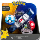 TOMY Pokemon Genuine  Elf Ball Belt Pikachu Pokeball Pocket Monster Variant ModelToy Set cosplay Action Figure Model Kids Toy