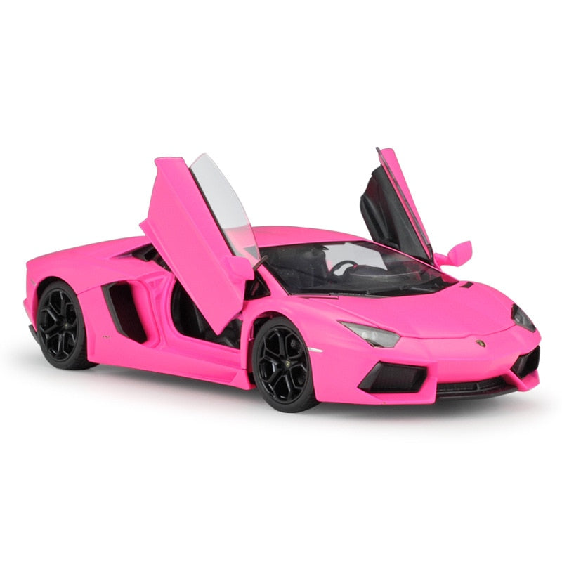 WELLY 1:24 Lamborghini Aventador LP700-4 Auto Legierung Sportwagen Modell Diecast Heckautoräder Spielzeug für Kinder