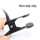 Zerouno Led book Lamp clip Reading Light USB Power black Flexible hose table Desk Headboard home study dimmable bright 5V ring