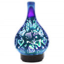 3D Firework Glass Vase Shape Air Humidifier with 7 Color Led Night Light Aroma Essential Oil Diffuser Mist Maker Ultrasonic
