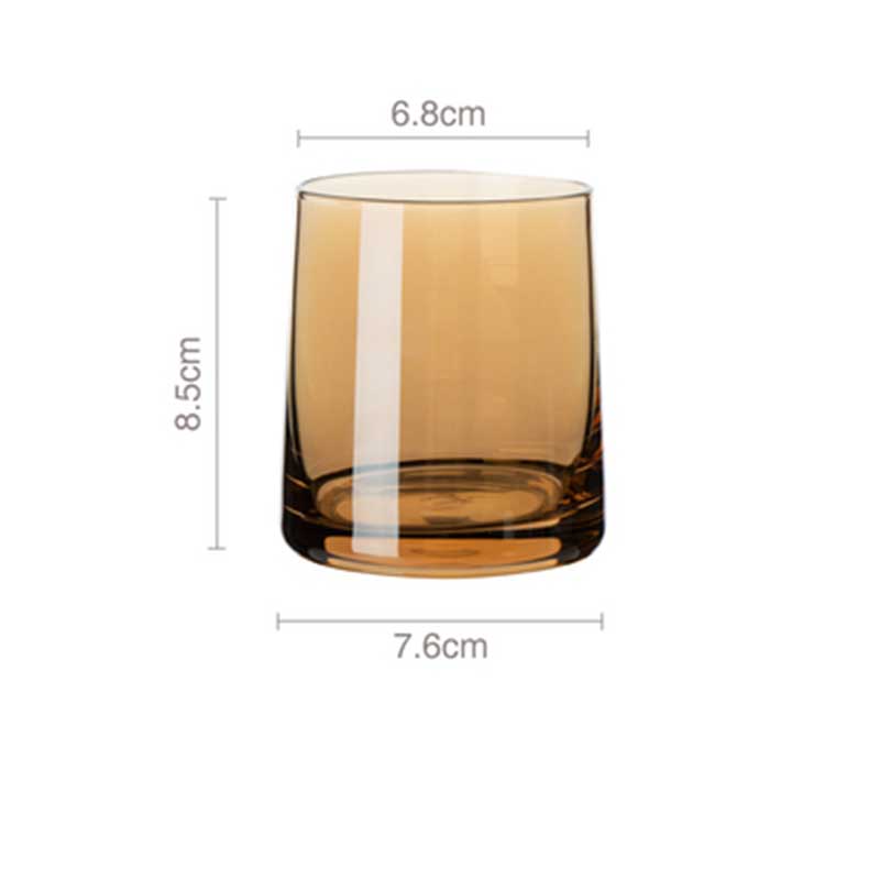 Transparent Japanese Whiskey Glass Cup Crystal Wine Cocktail Brandy Glass Home Kitchen Drinking Glasses 260ml Creative Gifts