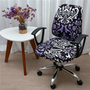 Office Stretch Chair Covers Anti-dirty Rotating Computer Seat Chair Cover Removable Slipcovers For Office Seat Chairs 2pcs/set