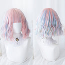 SHANGKE Synthetic Red Black Blonde White Lolita Wigs For Women Long Straight Wig With Bangs Genshin Impact Cosplay Wig