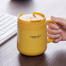 Pinkah 340 y 460ML 304 termos de acero inoxidable taza de oficina con asa con tapa taza de té aislada termo taza termos de oficina