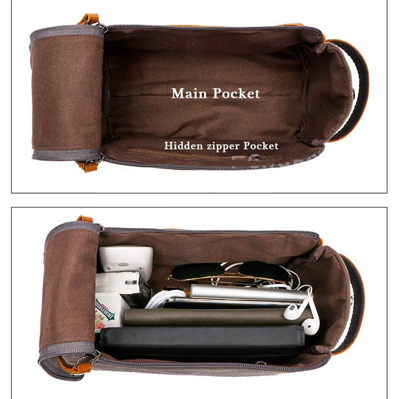 Toiletry Bag for Men Shaving Kit Bag Crazy Horse Leather Dopp Kit  Travel Shaving Bag Mens Toiletry Bag Canvas