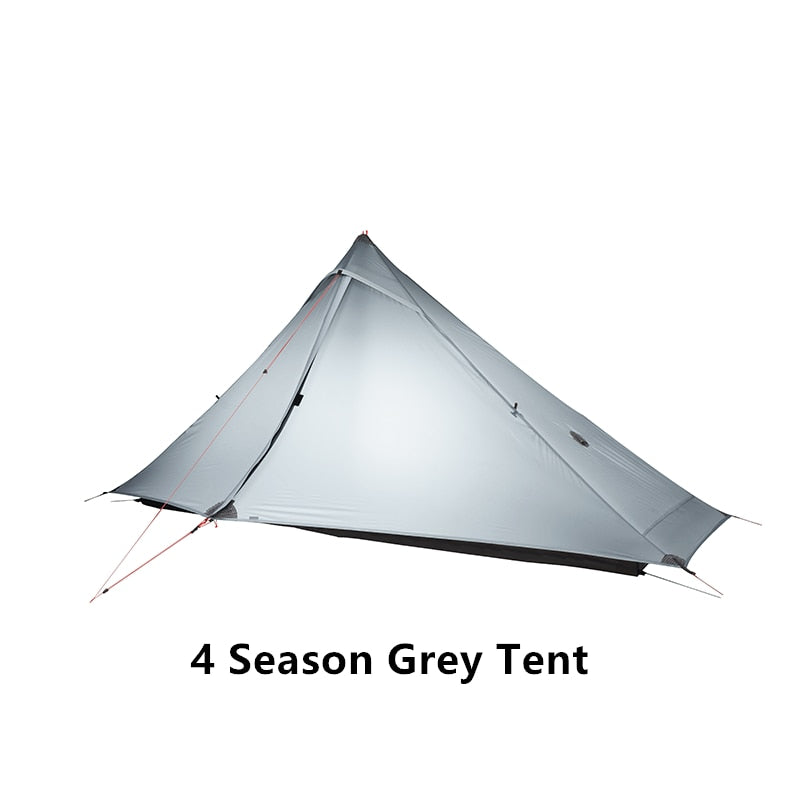 3F UL GEAR LanShan 1 pro 1 Person  Outdoor Ultralight Camping Tent 3 Season  Professional 20D Nylon Both Sides Silicon Tent