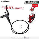 Freno de disco de aceite para bicicleta TANKE MTB, calibrador de rotor de 160mm, placa de calibrador hidráulica, mango trasero delantero, piezas de bicicleta CNC de pilar B para ciclismo