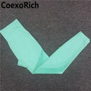 Yoga Set Women Fitness Gym Clothing Sport Suit Seamless Hollow Out Long Sleeve Crop Top High Waist Workout Leggings Sportwear