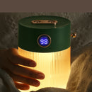 Humidificador de aire portátil de gran capacidad, batería de 4000mah, generador de niebla de coche eléctrico USB, humidificadores, difusores con lámpara, 2 salidas de niebla