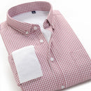 Large Size XXL-10XL 2020 Fashion New Style Men's Winter Warm Plaid Shirt Winter Thick Soft Business Casual Long-sleeved Shirt