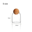 storage glass jar with wooden lid bottle kitchen mason jars with lid glass bottle container cereal dispenser canister