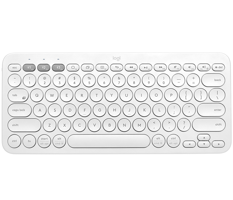 Logitech K380 Drahtlose Bluetooth-Tastatur für mehrere Geräte Tablet PC Laptop Tragbare ultradünne Tastaturen für Windows Android IOS