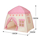 Kids Indoor Outdoor Castle Tent Toy Baby Princess Game House Flowers Blossoming Boy Girl Oversize House Folding Game Gifts