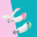 Foldable Baby Nail Clippers with Super Clear Magnifying Glass Children Pocket Finger Toe Nails Baby Care Newborn Cutting Tools