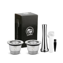 ICafilasCapsule For Nespresso Reutilisable Refillable Capsule Crema Espresso Reusable Refillable Coffee Filter