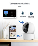 GauTone WiFi GSM Alarm System Tuya Smart Life App Control for Home Security with IP Camera RFID Card Security Alarm Smart House