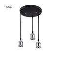 Retro Industrial Loft LED Bar Pendent Lamp E27 Socket Pendant lights Aluminum Dining Room Pendent Lights Kitchen Hanging Lamps