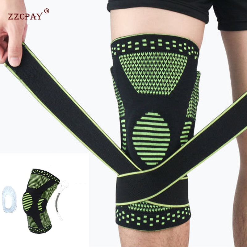 1 UNIDS Rodilleras Compresión Fitness Rodillera Correr Baloncesto Rodillera Soporte Deportes Brace Manga Voleibol Patella Protect Guard