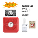 Peripage A6 304dpi Mini Impresora de bolsillo Bluetooth Impresora térmica de fotosRed Marrón Amarillo para teléfono móvil Android IOS Regalo