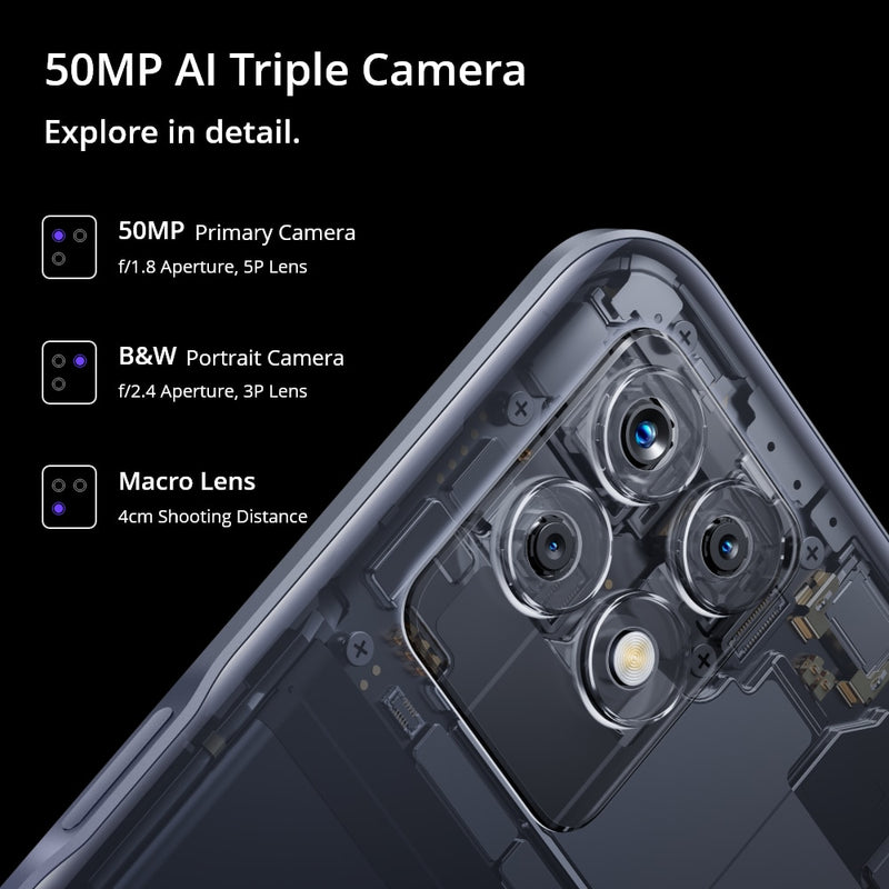 Realme 8i Russische Version Helio G96 Octa Core Neues Smartphone 6,6 Zoll FHD+ 120 Hz Display 50 MP AI Triple Kamera 5000 mAh Schnellladung