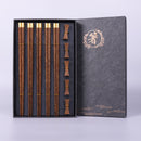 High Quality Premium Natural Red SandalWood Chopsticks Gift Box Packaging Household Cutlery Tableware Set Chinese Chopsticks