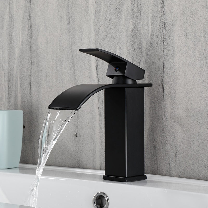 BECOLA Bathroom Faucet Basin Faucet Black Antique Brass European Style Tap Waterfall Faucet Free Shipping LT-503J