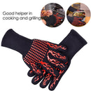 2 uds guantes ignífugos barbacoa Kevlar 500 grados barbacoa ignífugo guantes de horno ignífugos para aislamiento térmico horno microondas