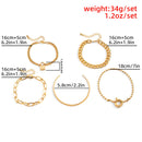 Salircon Vintage Lock Pendant Bracelet Bangles for Women Girls Kpop Charm Chain Couple Bracelets on Hand Punk Jewelry Gift 2021